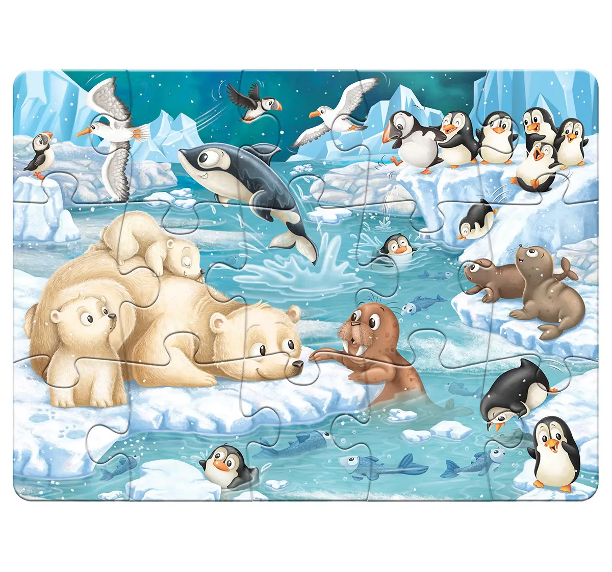 Frank Polar Buddies 15 pieces Floor Puzzles, 3Y+