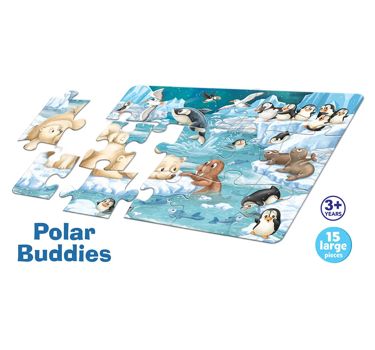 Frank Polar Buddies 15 pieces Floor Puzzles, 3Y+