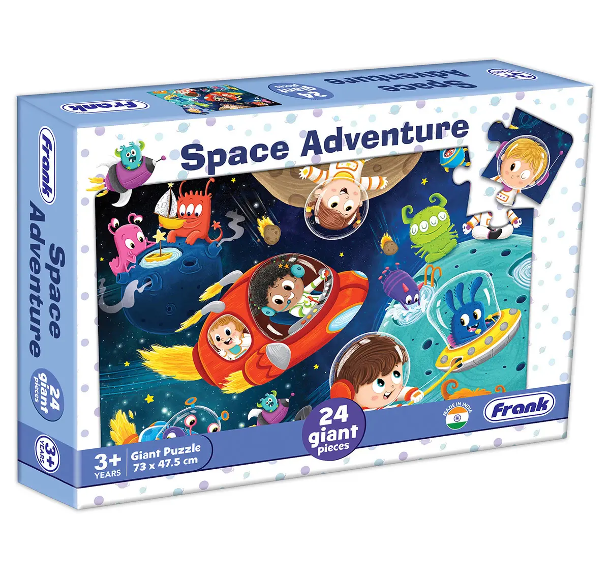 Frank Space Adventure, 24 Pieces Giant Floor Puzzle, 3Y+