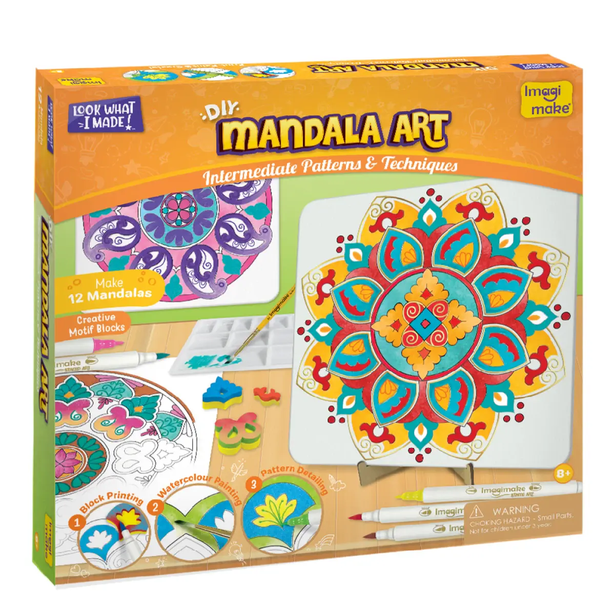 Imagimake Mandala Art Kit, 5Y+, Multicolour