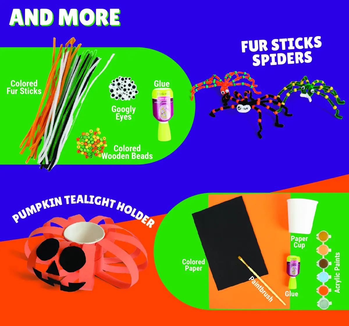 Buy Kalakaram Spookyville Chills Craft Box DIY Kits 5Y+, Multicolour ...