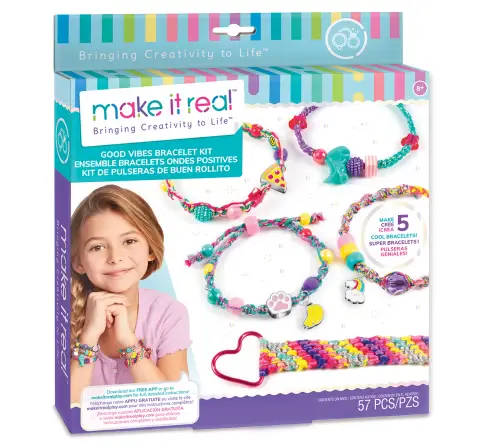 Make It Real Good Vibes Bracelet Kit Multicolour, 8Y+