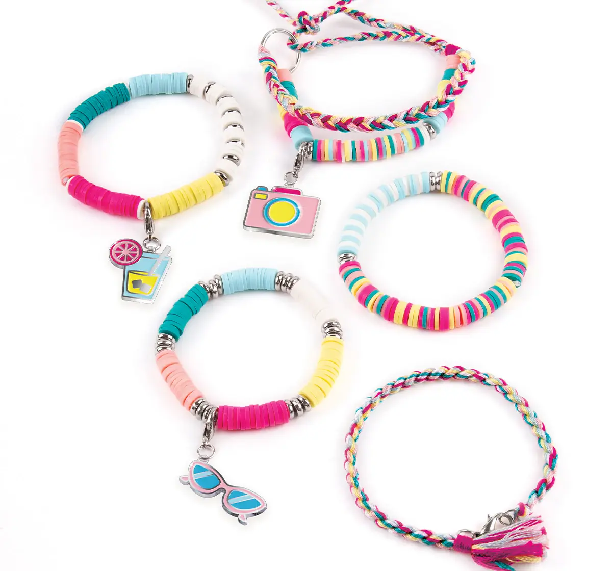 Make It Real Summer Vibes Heishi Bead Set Multicolour, 8Y+