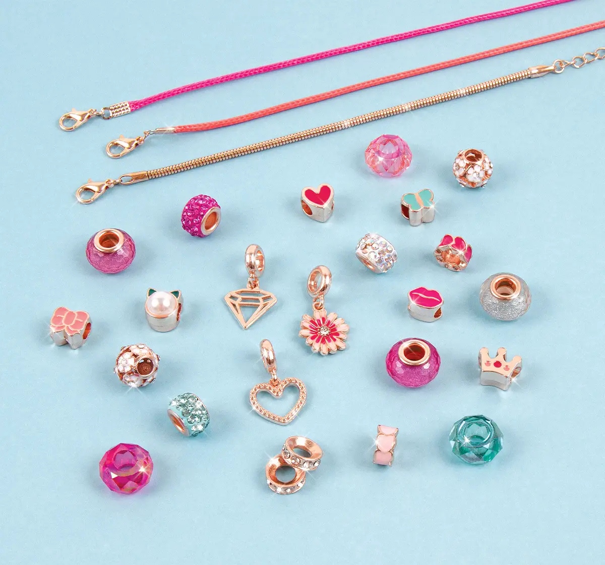 Make It Real Halo Charms Think Pink Multicolour, 8Y+