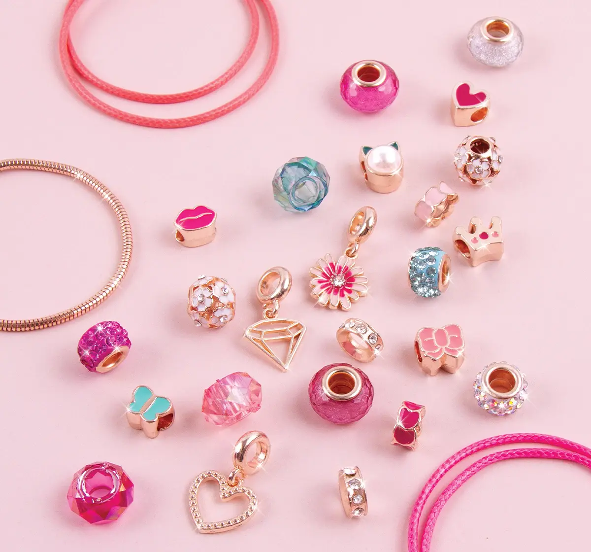 Make It Real Halo Charms Think Pink Multicolour, 8Y+