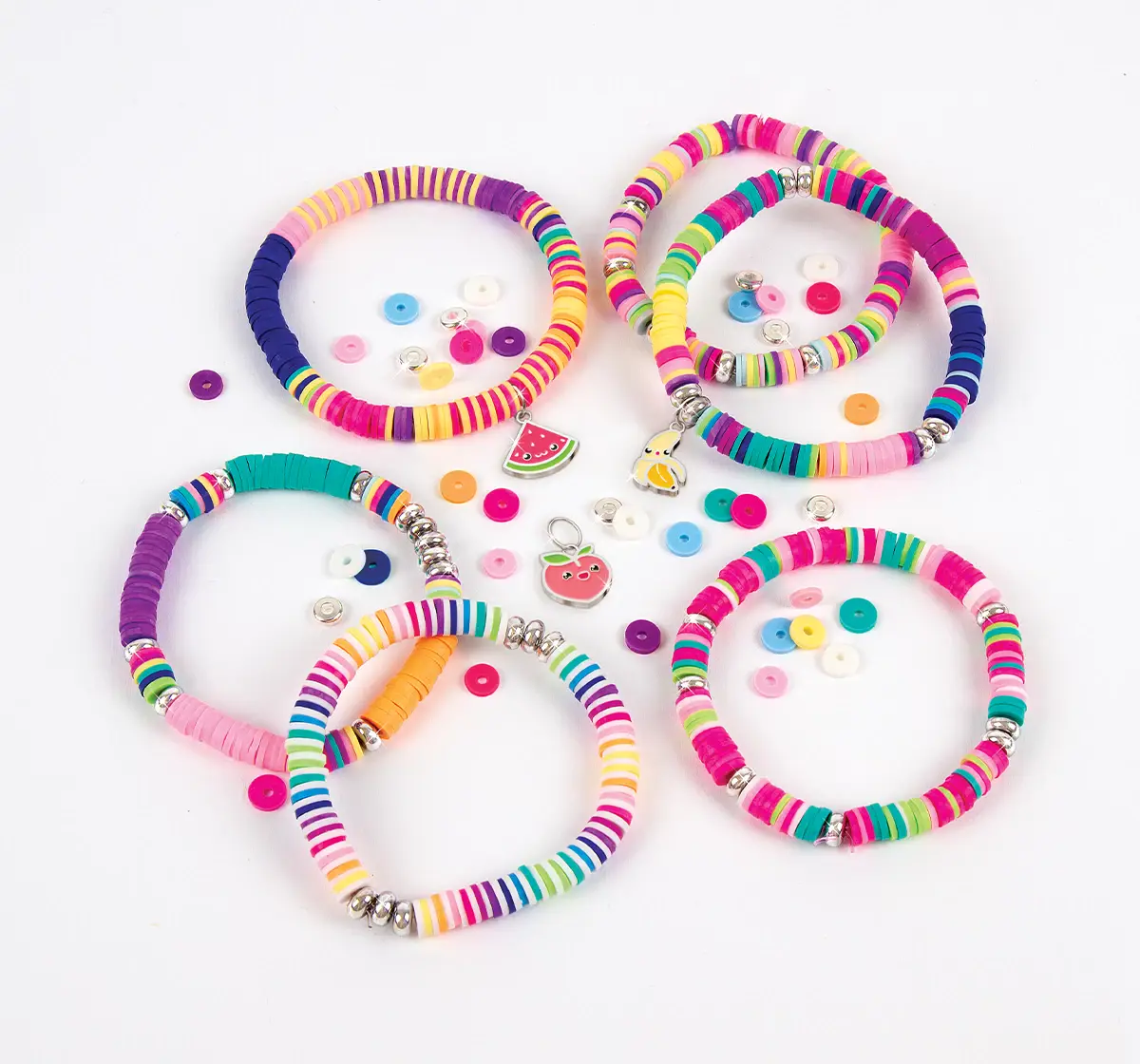 Make It Real Heishi Bead Kit Multicolour, 8Y+