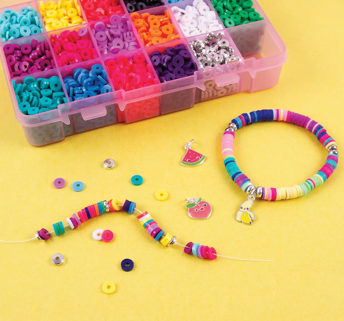 Make It Real Heishi Bead Kit Multicolour, 8Y+