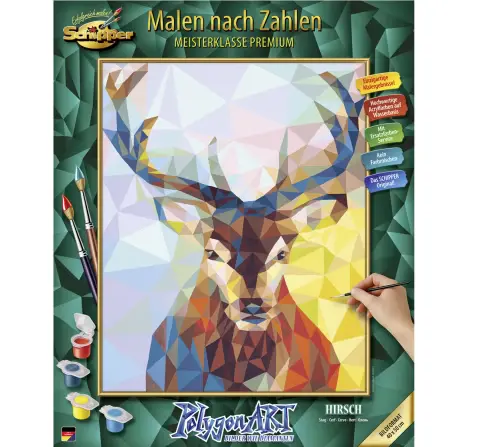 Schipper MNZ Polygon Art Stag Multicolour, 14+