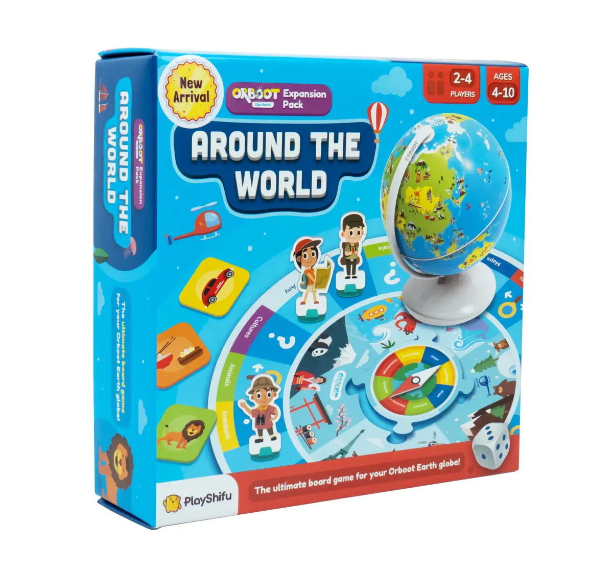 Playshifu Around The World Orboot Board Game, 4Y+