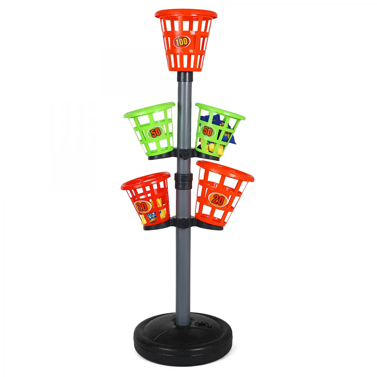 King Sport Bag Toss Tree Game for Kids, 1-3 Players, 3Y+, Multicolours