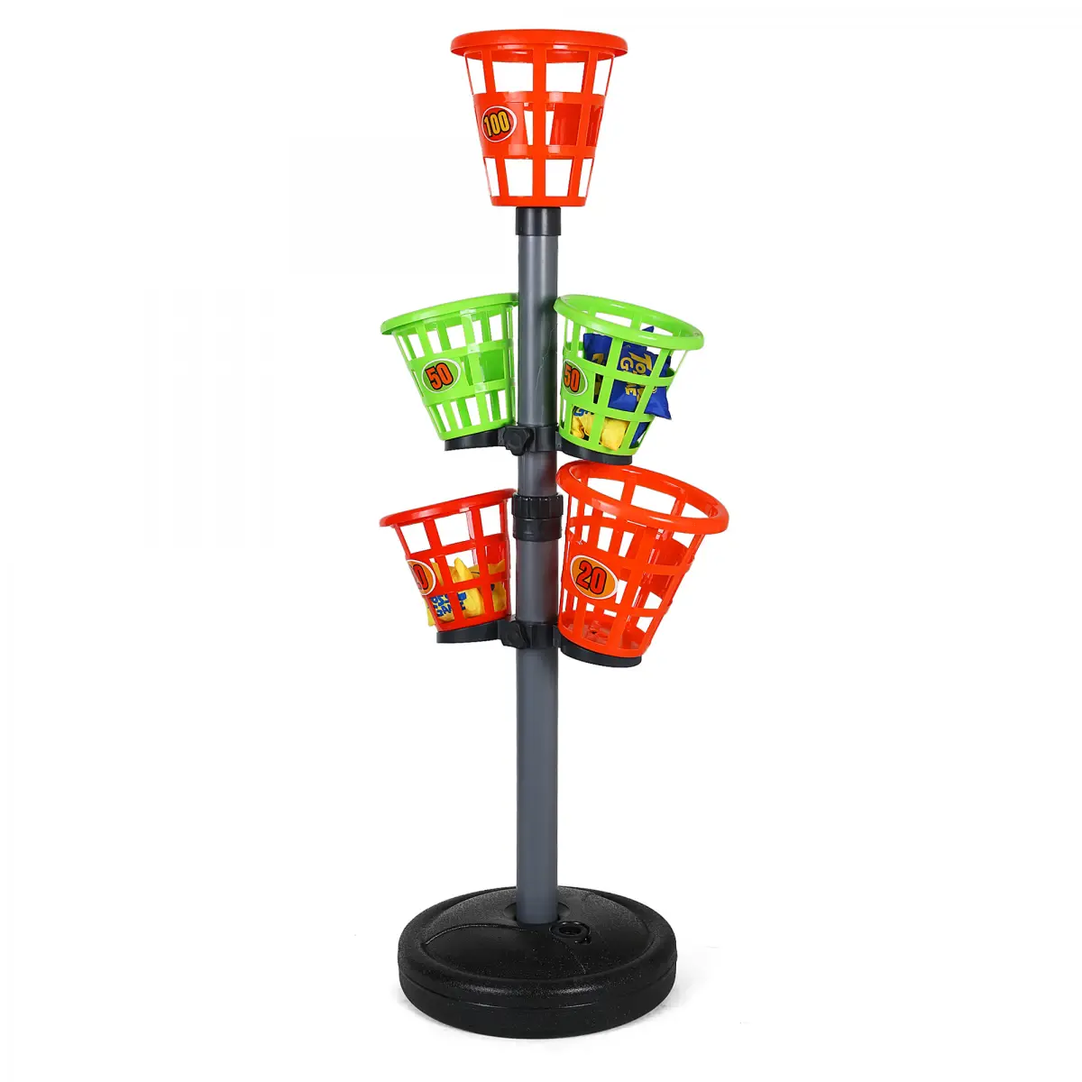 King Sport Bag Toss Tree Game for Kids, 1-3 Players, 3Y+, Multicolours