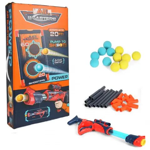 Kings Sport Air Gun & Target Set for Kids, 3Y+, Multicolour