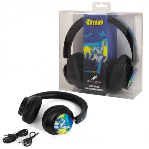 Macmerise Batman Decibel Headphones, 5Y+, Multicolour