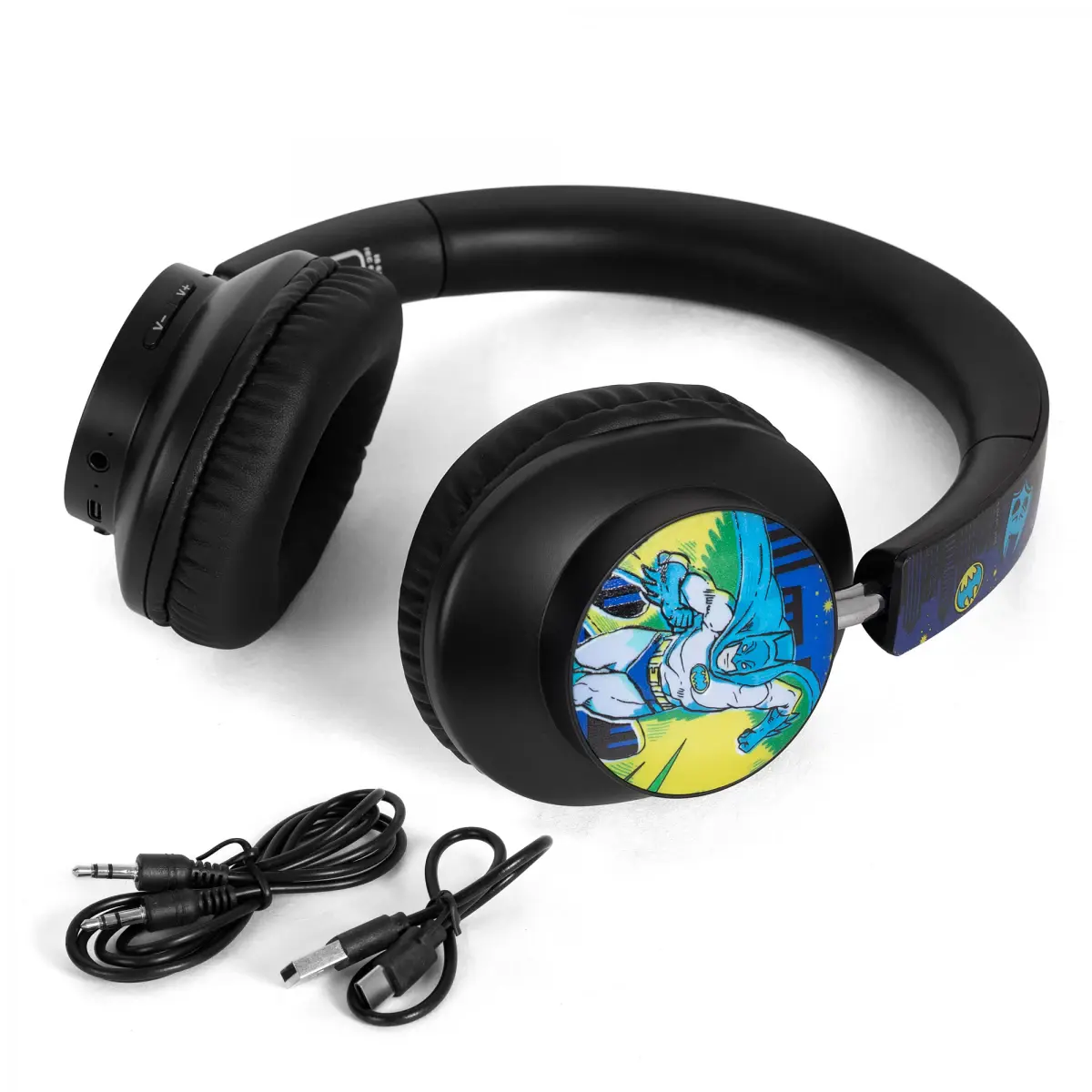 Macmerise Batman Decibel Headphones, 5Y+, Multicolour