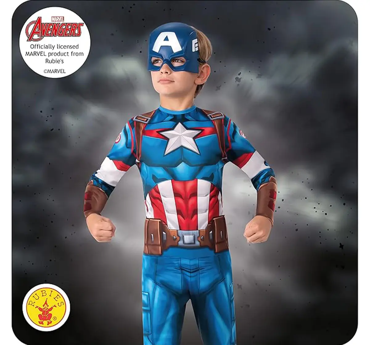Rubies Captain America Classic New Large Costume, 3Y+