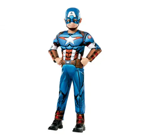 Rubies Captain America Classic New Medium Costume, 3Y+