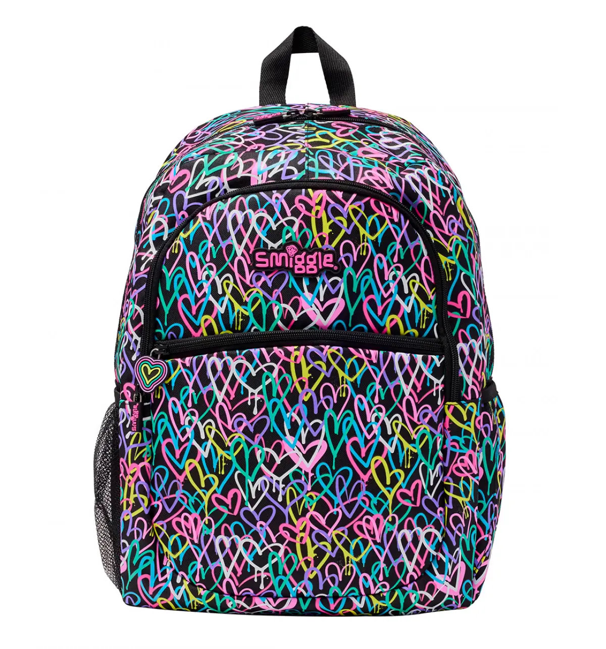 Smiggle I Heart Smiggle Classic Backpack Black, 3Y+