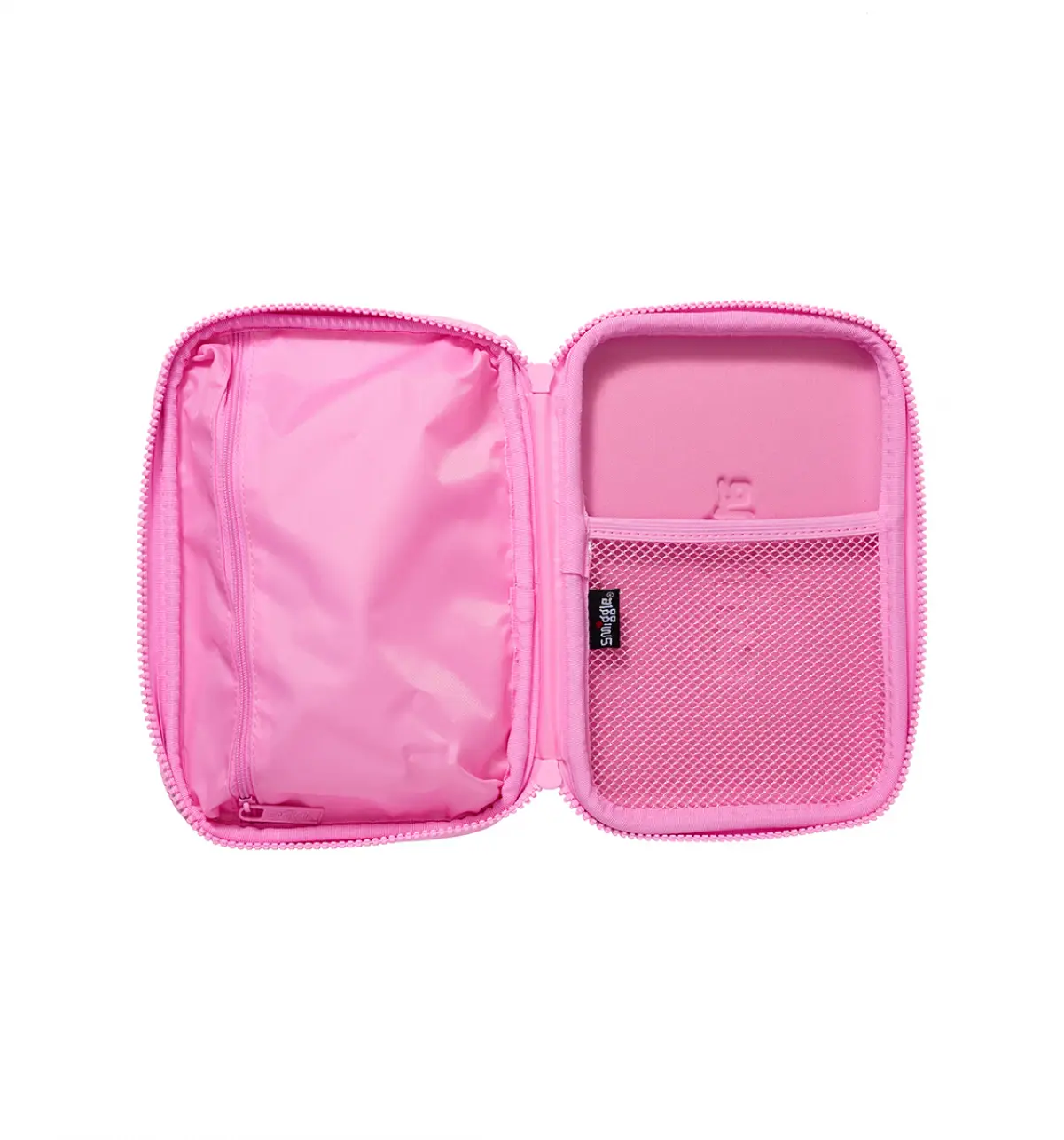 Smiggle Fly High Hardtop Double Up Pencil Case Pink, 3Y+