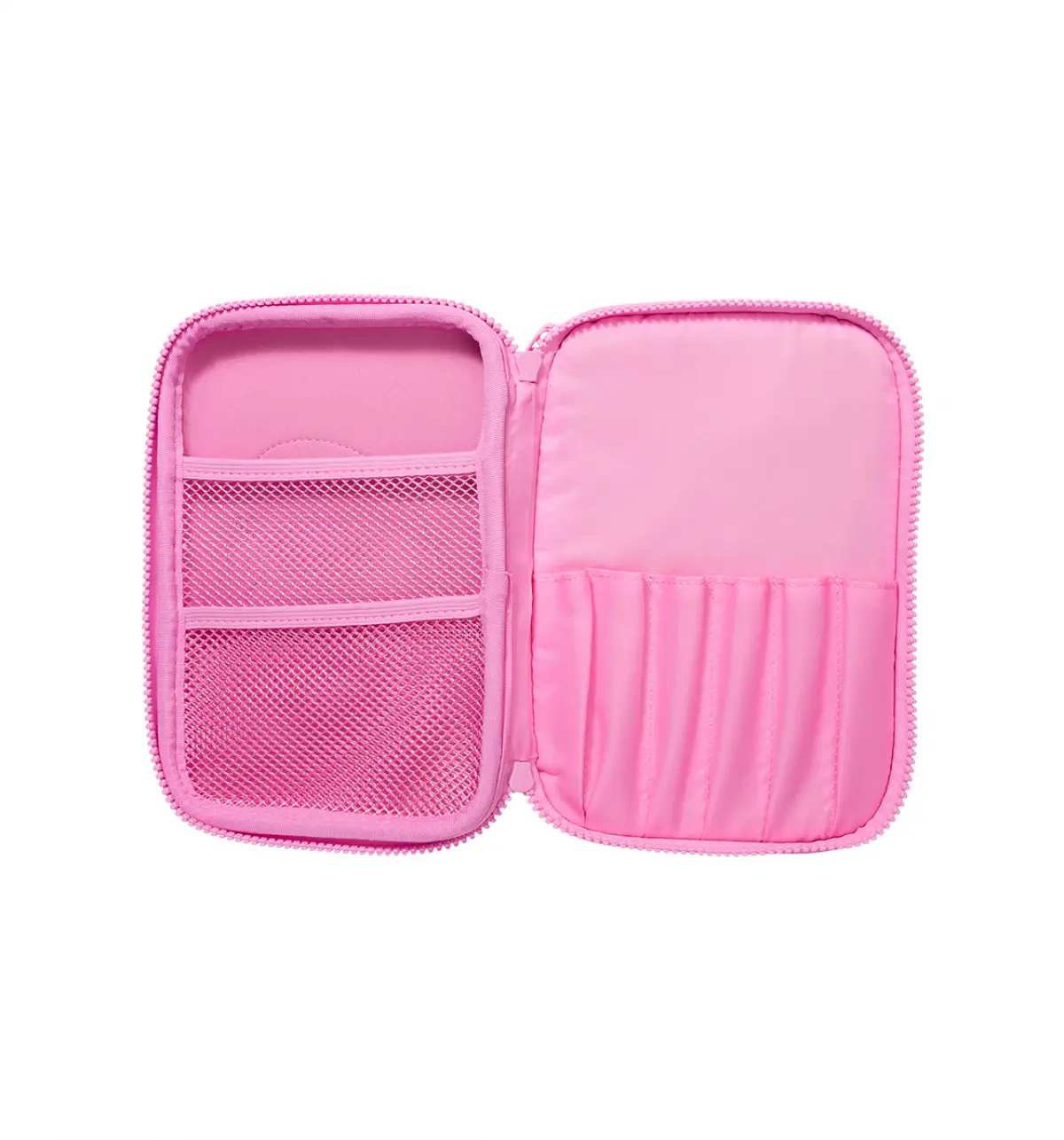 Smiggle Fly High Hardtop Double Up Pencil Case Pink, 3Y+