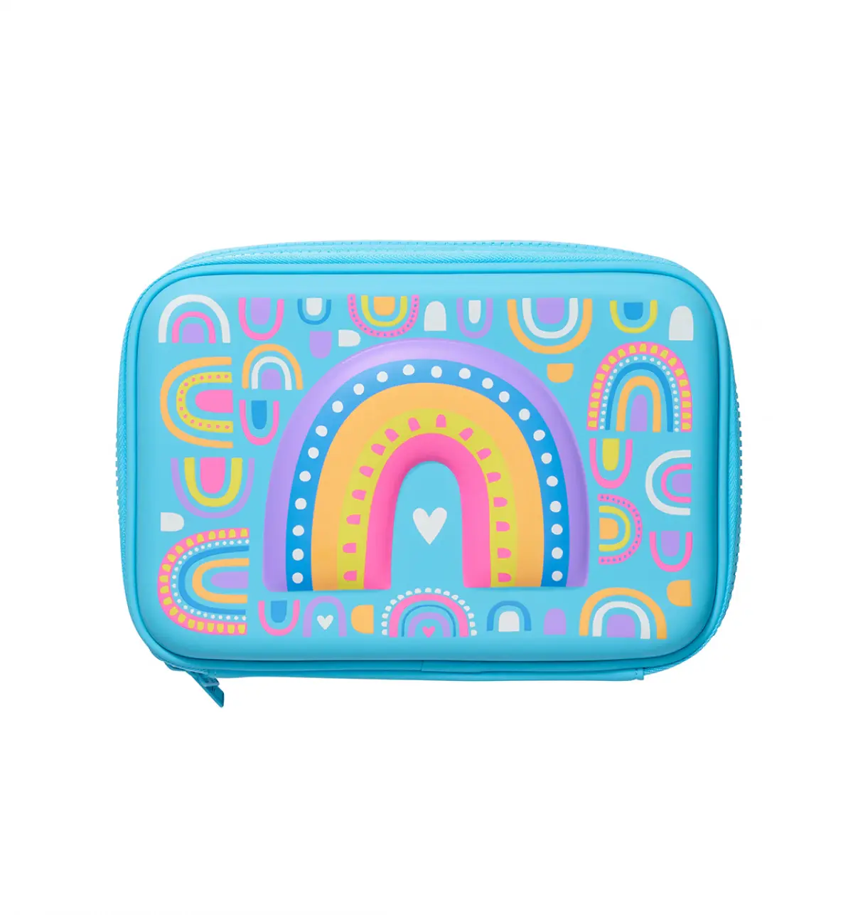 Smiggle Fly High Hardtop Double Up Pencil Case Blue, 3Y+