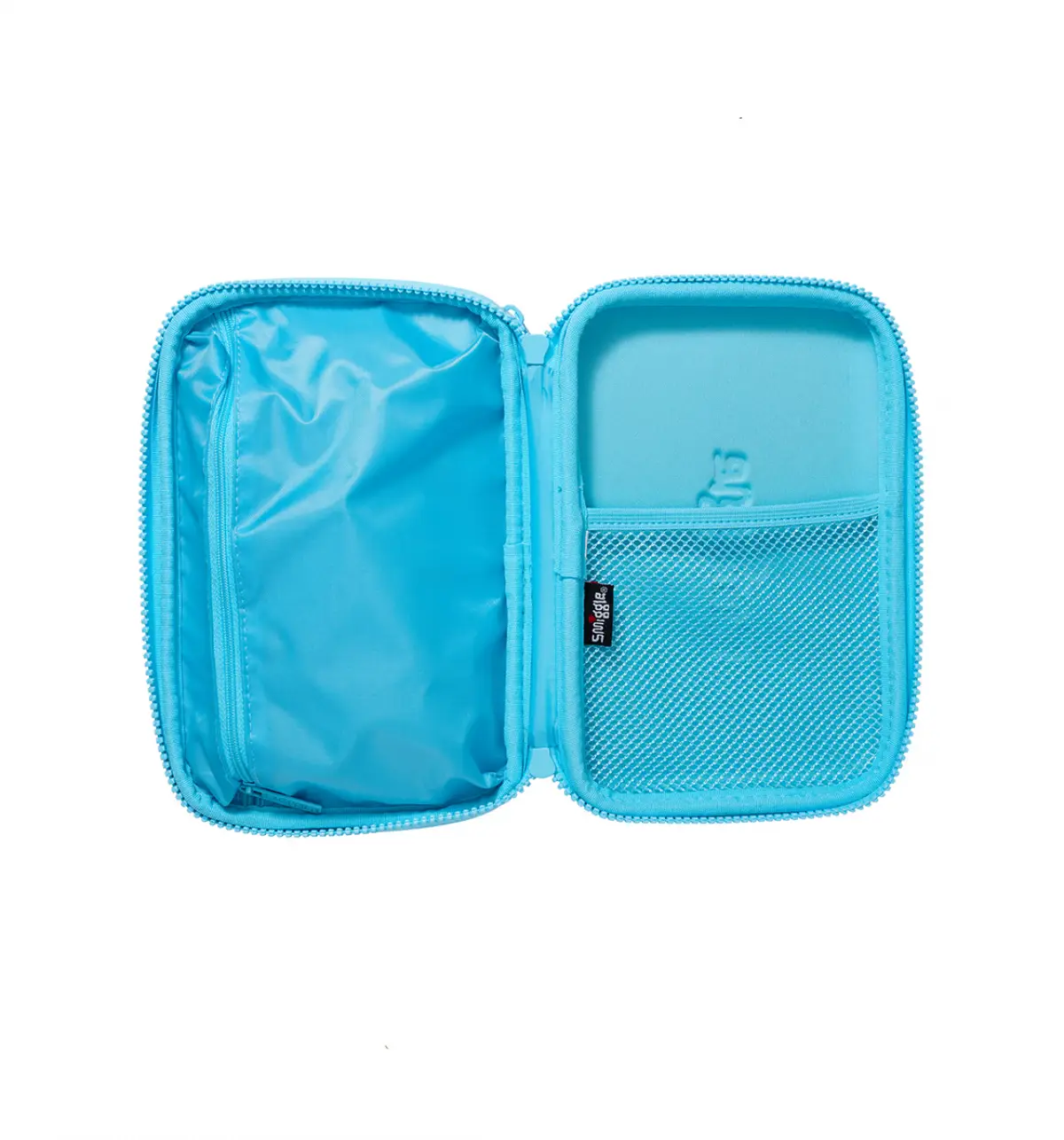 Smiggle Fly High Hardtop Double Up Pencil Case Blue, 3Y+