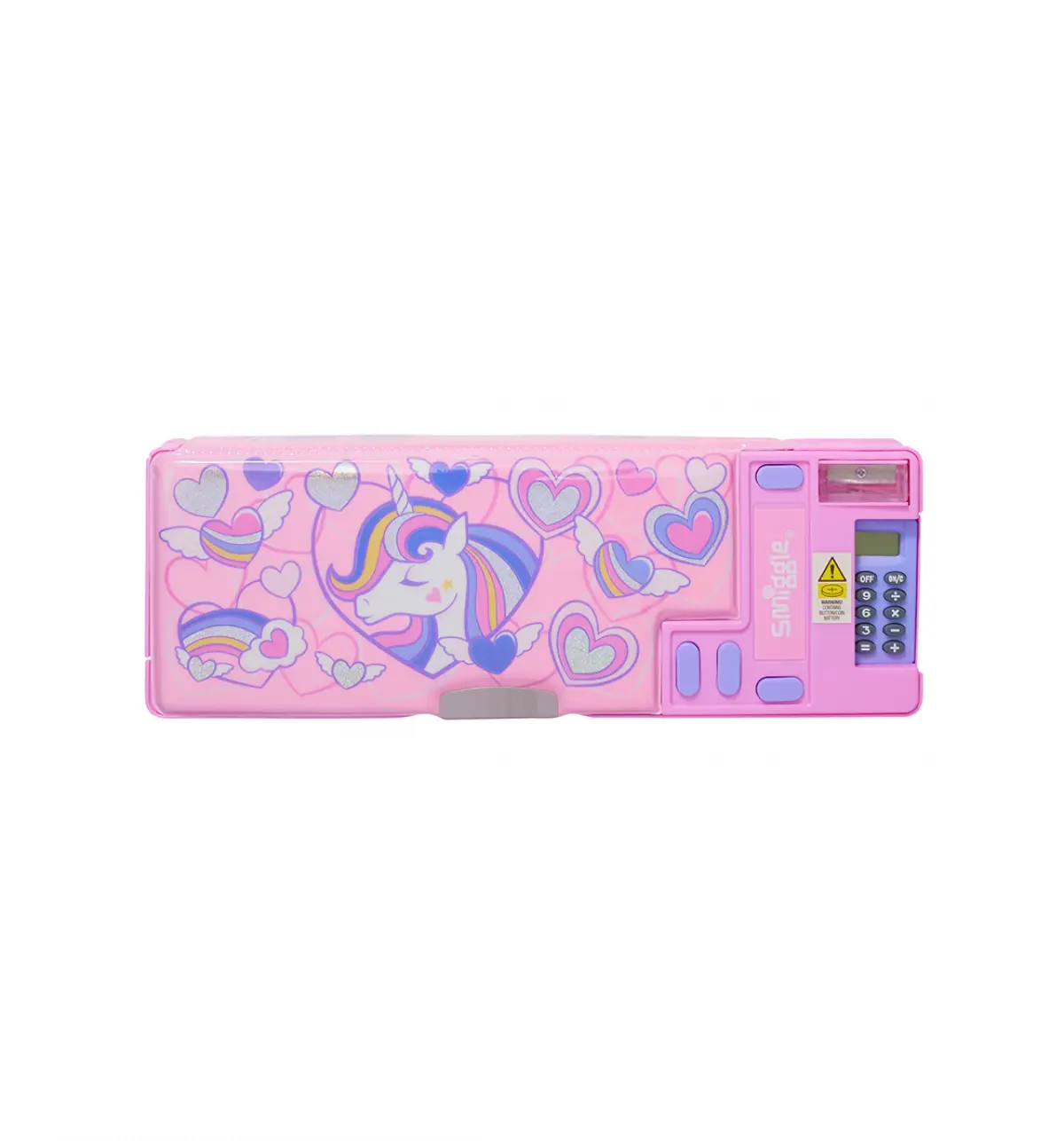 Smiggle Fly High Pop Out Pencil Case Pink, 3Y+