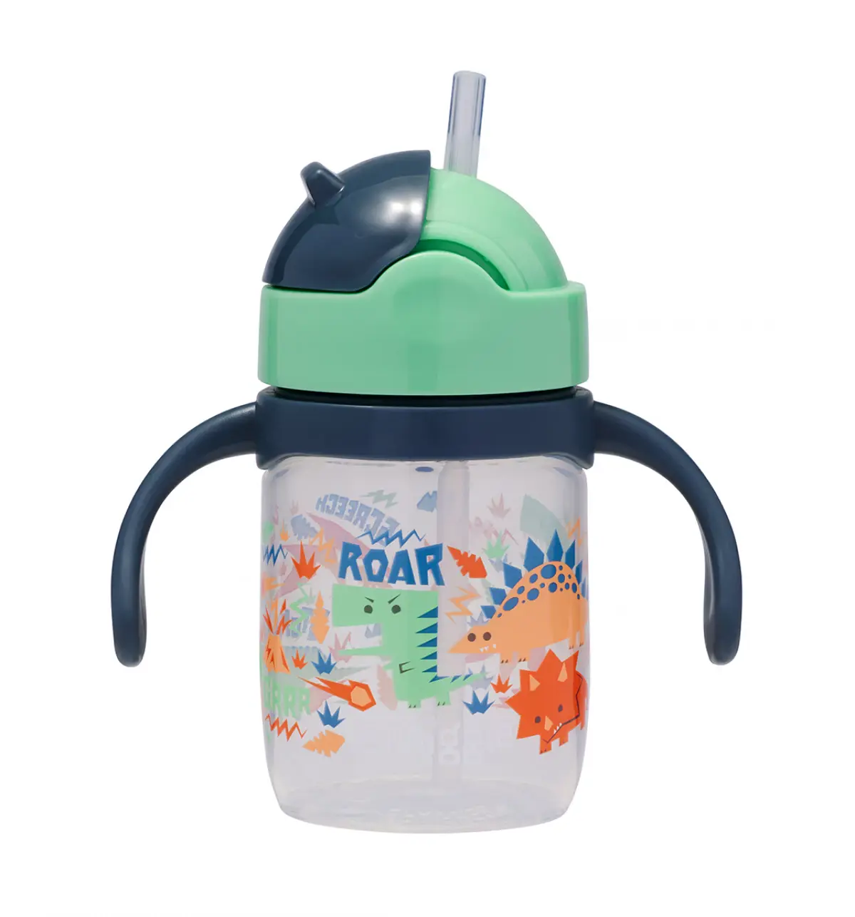 Smiggle Over and Under Teeny Tiny Plastic Sippy Cup Grey, 3Y+