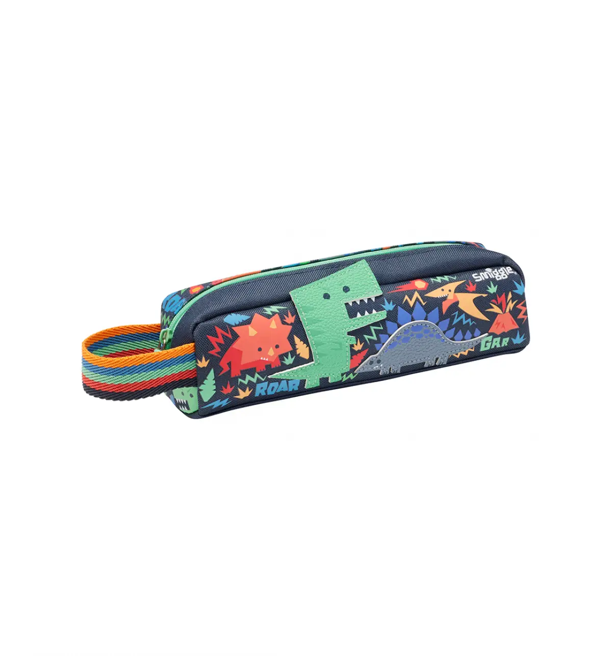 Smiggle Over and Under Teeny Tiny Character Pencil Case Grey, 3Y+