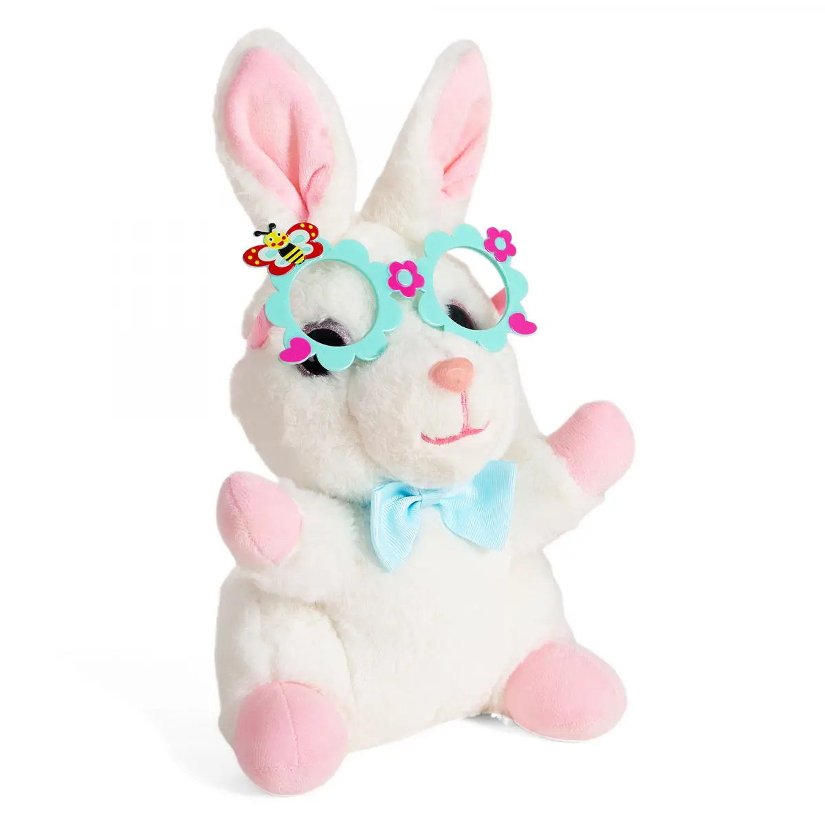 Fuzzbuzz Peter Bunny with Glasses, Soft Toy for Kids, Multicolour, 3Y+