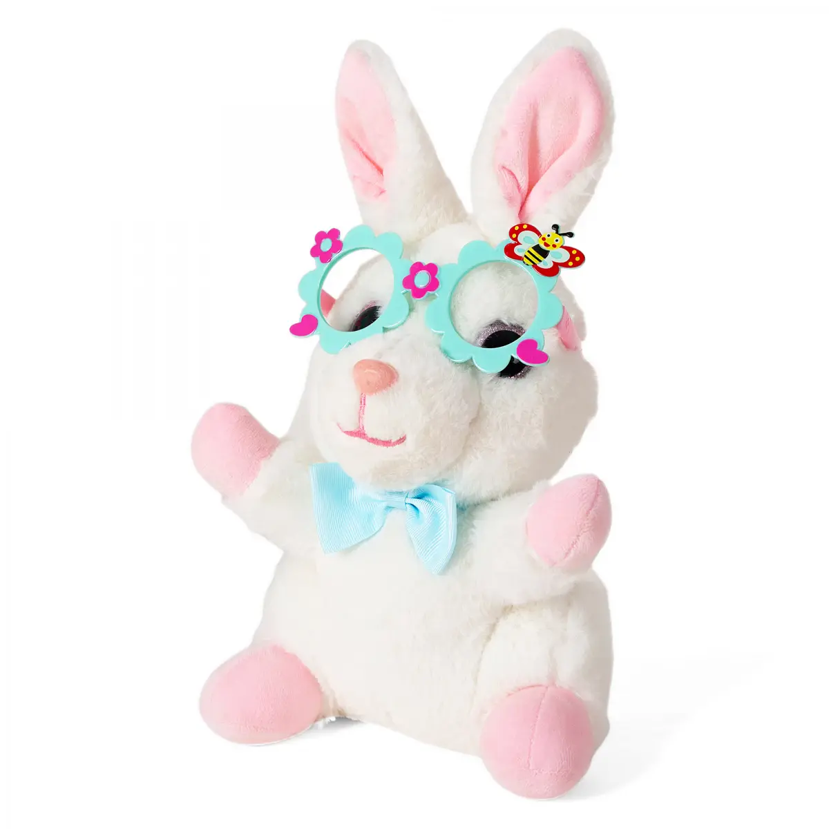 Fuzzbuzz Peter Bunny with Glasses, Soft Toy for Kids, Multicolour, 3Y+