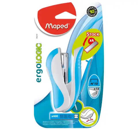 Maped  Vivo N°10  24/6 Stapler, 7Y+ (Mulricolour)
