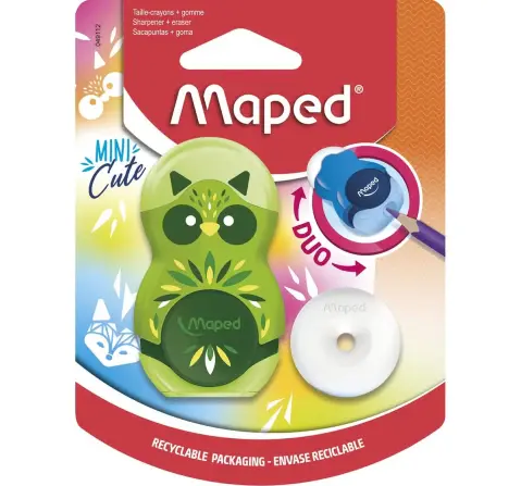 Maped Mini Cute 2H Sharpener - Assorted, 3Y+ (Multicolour)