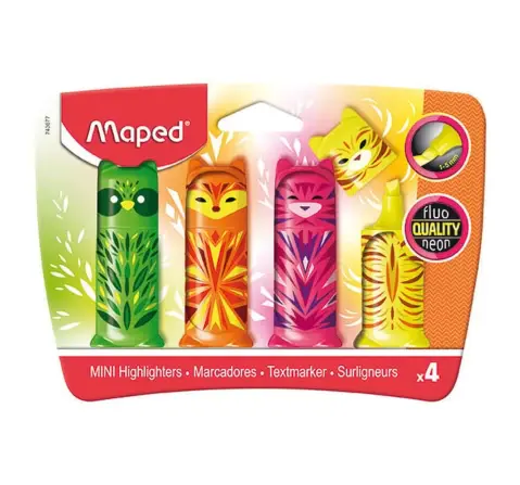 Maped 2-in-1 Loopy Mini Cute Eraser/Sharpener-Assorted, 3Y+ (Multicolour)