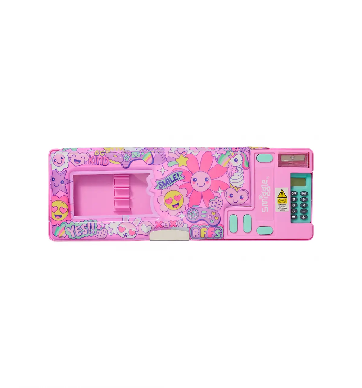 Smiggle Epic Adventures Pop Out Pencil Case Pink, 3Y+