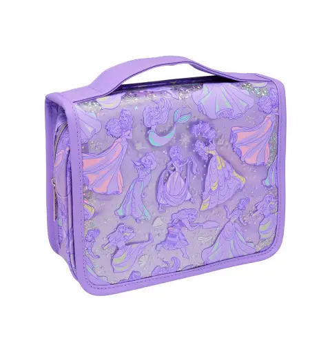 Smiggle Disney Princess Toiletry Bag Lilac, 3Y+