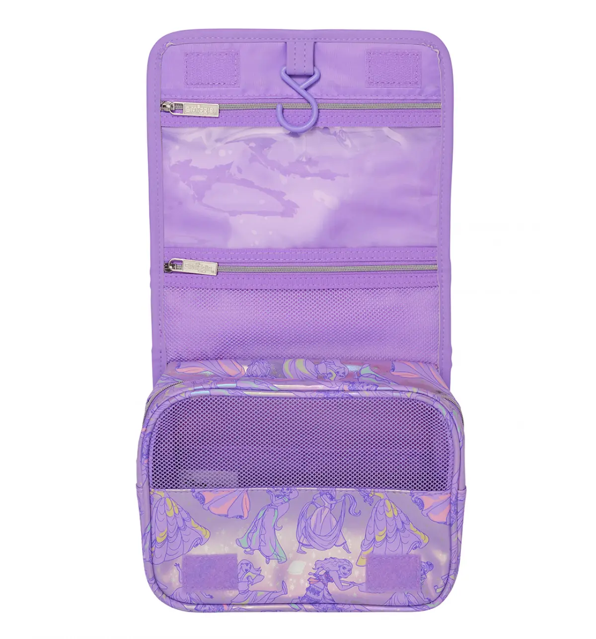 Smiggle Disney Princess Toiletry Bag Lilac, 3Y+