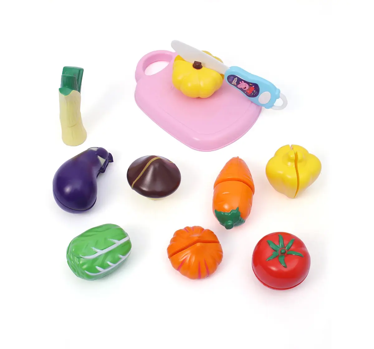 Striders Peppa Realistic Sliceable Vegetable Set, 12 Pieces , 3Y+