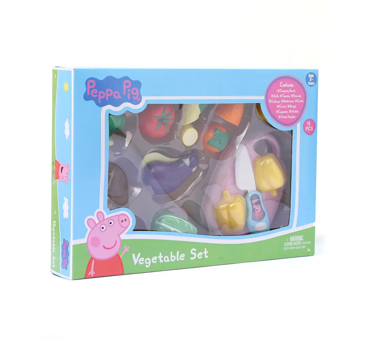 Striders Peppa Realistic Sliceable Vegetable Set, 12 Pieces , 3Y+
