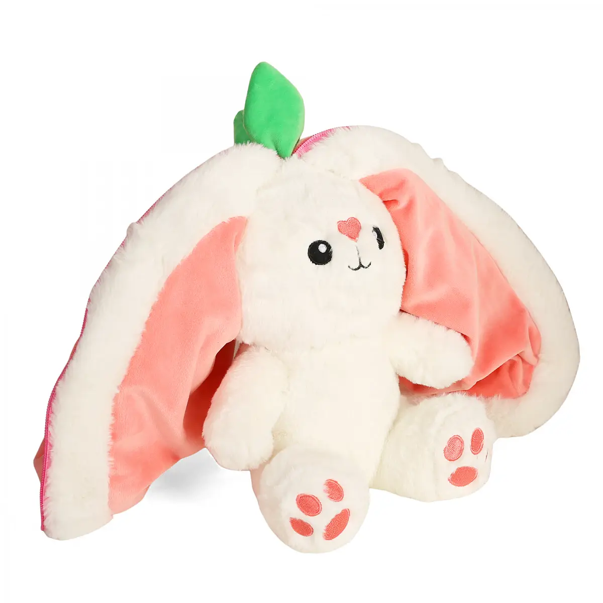 Fuzzbuzz Strawberry Bunny Soft Toy for Kids, 3Y+, Multicolour