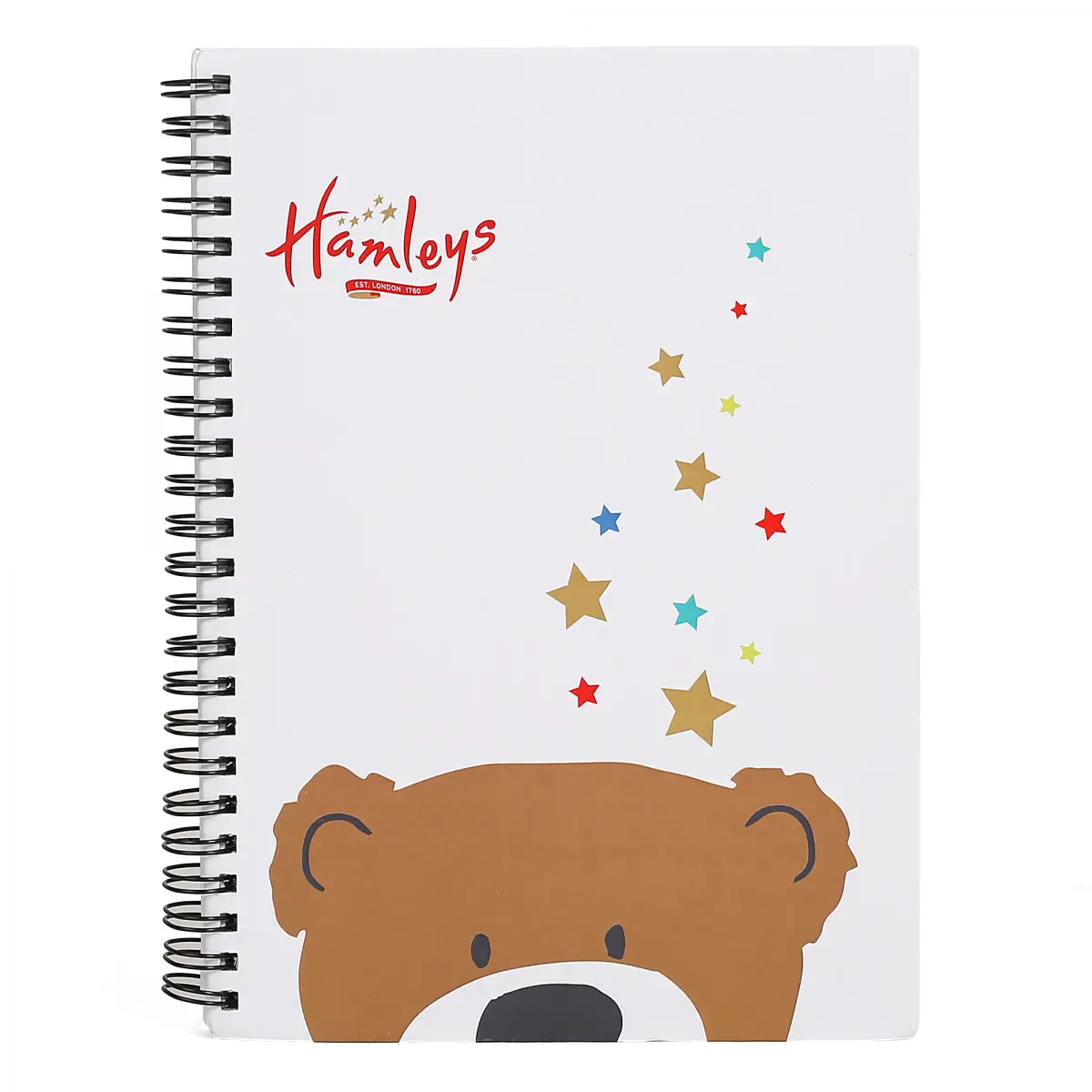 Hamleys White Wiro Bear Rulled Notebook, 100PGs