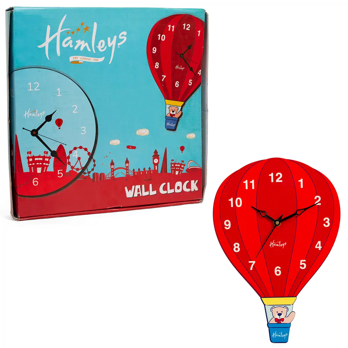 Hamleys E Clock Hot Air Balloon, 3Y+, Multicolour