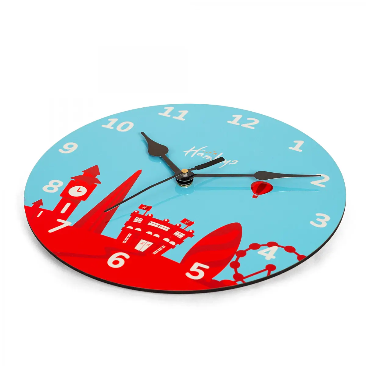 Hamleys E Clock Circular Skyline, 3Y+, Multicolour