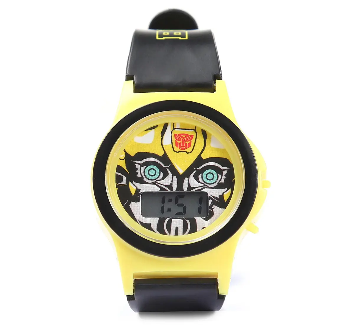 Striders Transformers Kids' Digital Watch With Light-Up Features & Adjustable Strap, 3Y+