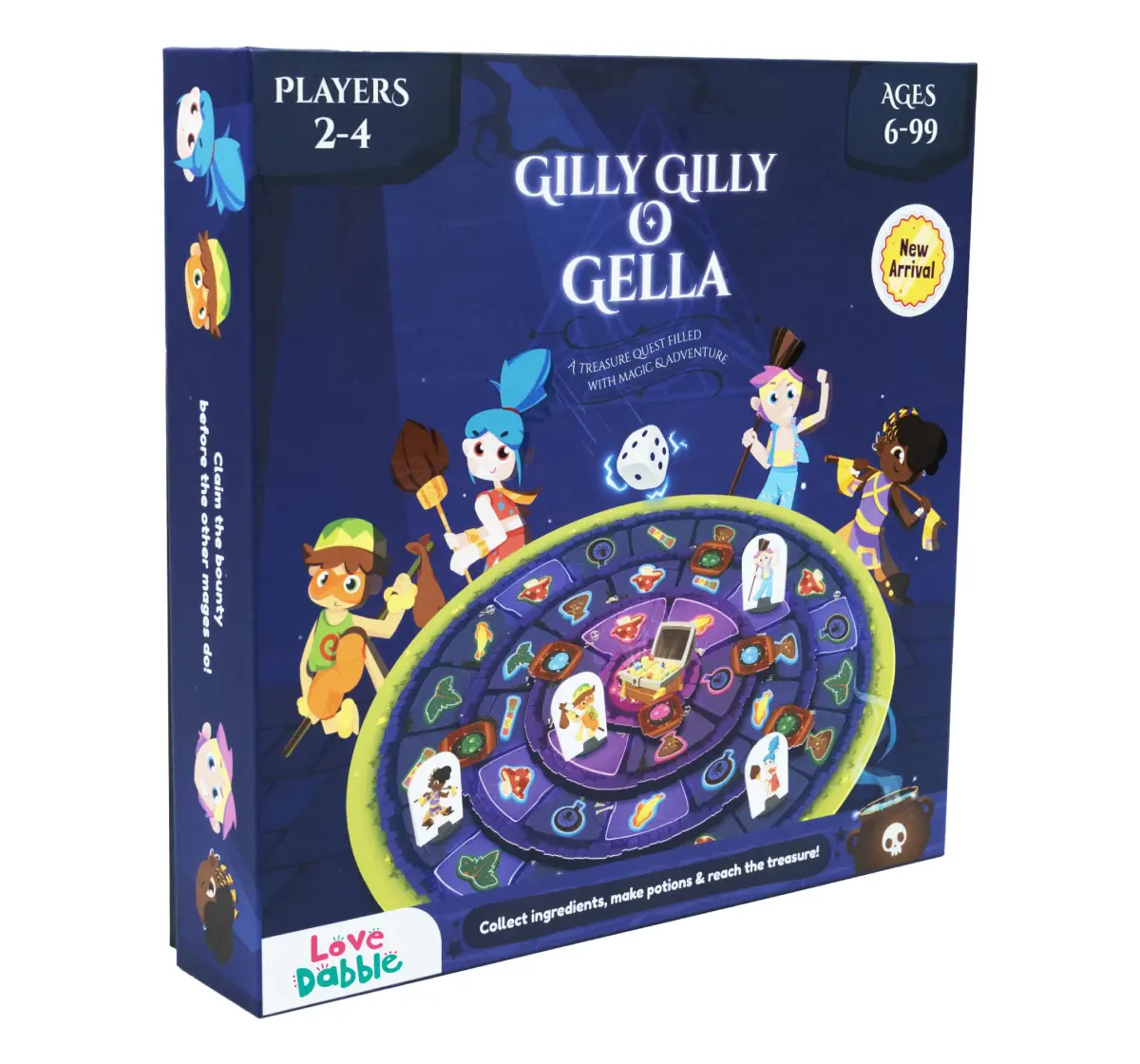 Bloomingo Gilly Gello O Gells Board Game, 6Y+