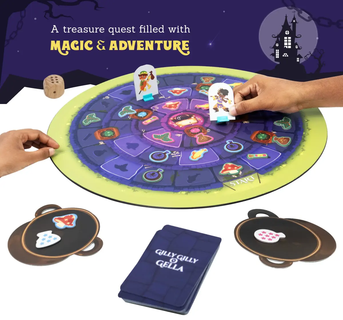 Bloomingo Gilly Gello O Gells Board Game, 6Y+