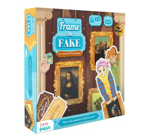 Bloomingo Frame The Fake Board Game, 4Y+