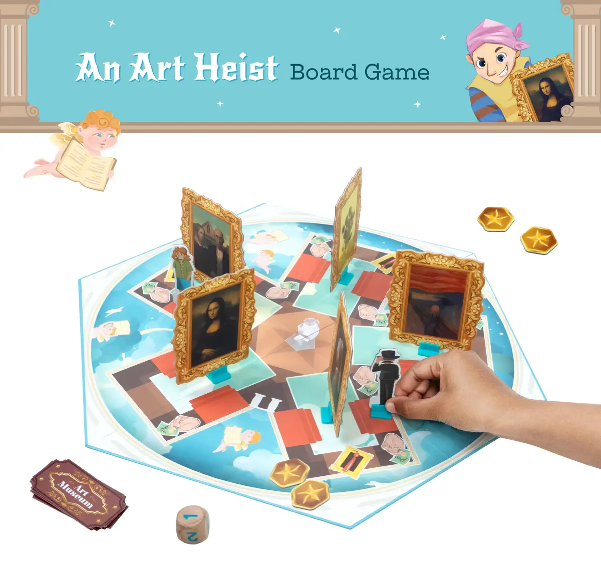 Bloomingo Frame The Fake Board Game, 4Y+