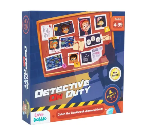 Bloomingo Detective On Duty Board Game, 4Y+