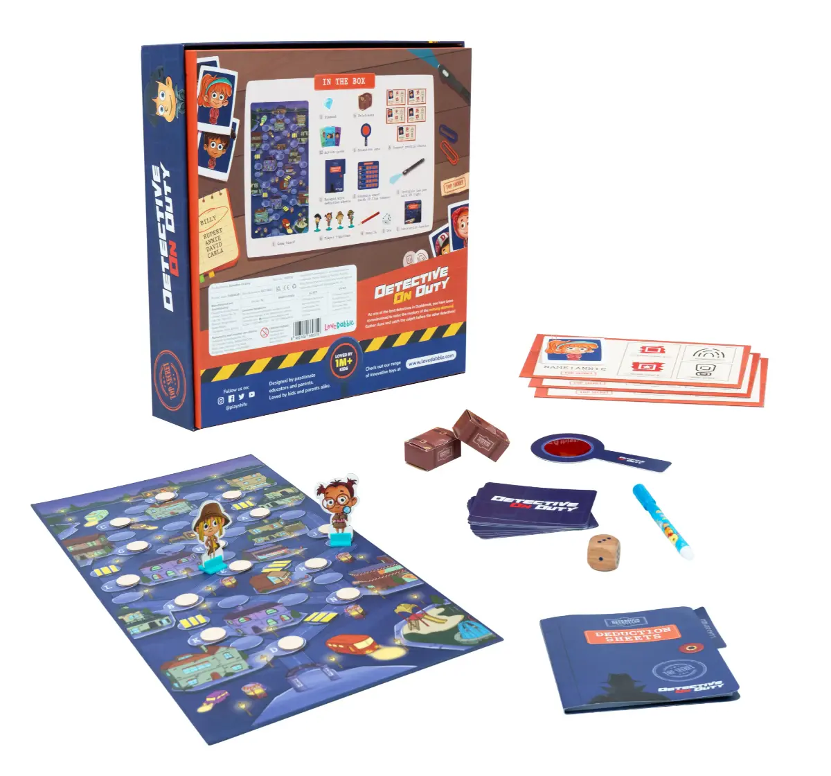 Bloomingo Detective On Duty Board Game, 4Y+