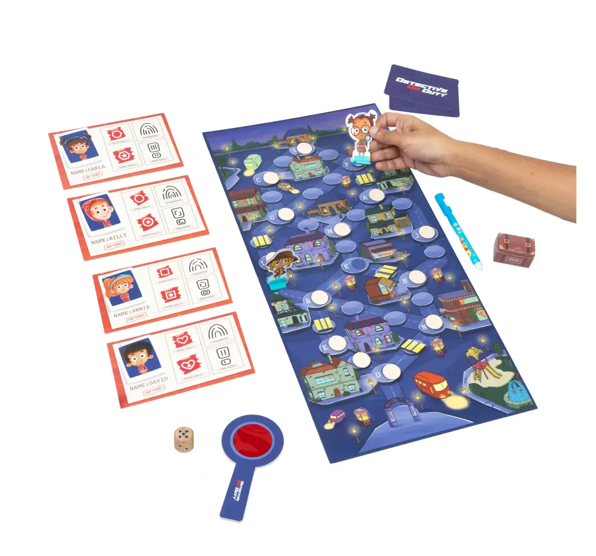 Bloomingo Detective On Duty Board Game, 4Y+